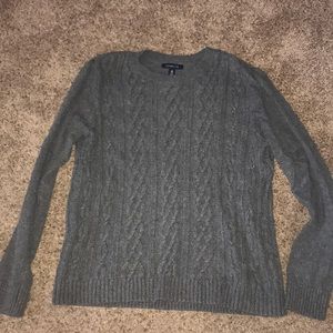 Land’s End Gray Wool sweater